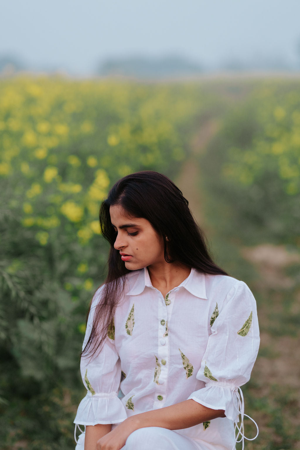 Leafy Poetry Shirt