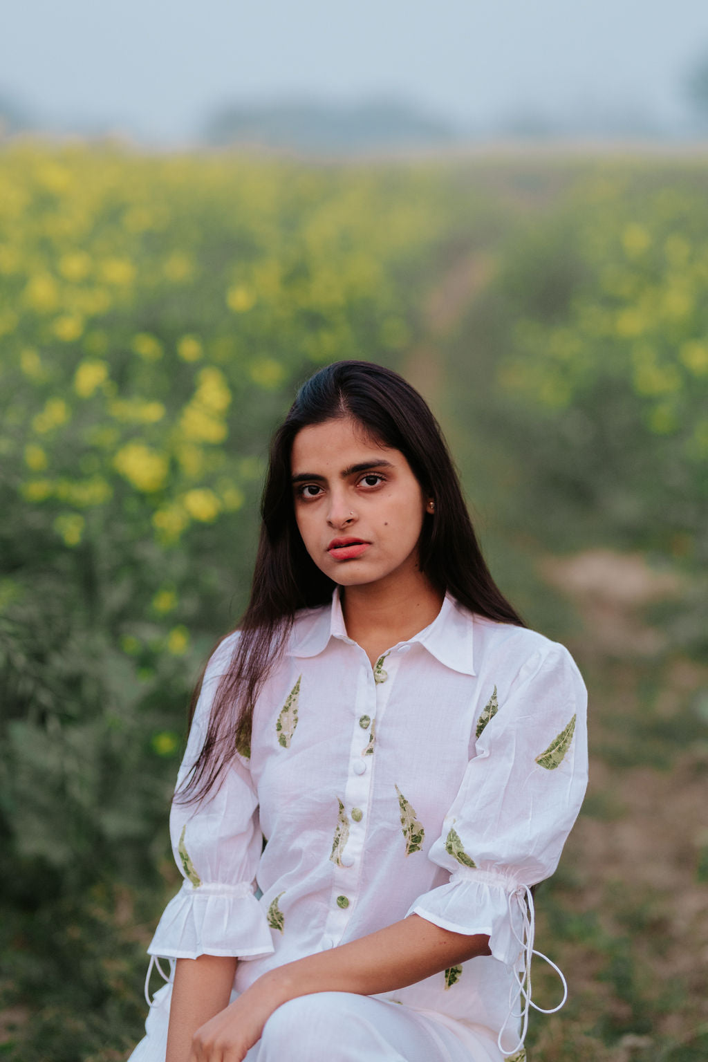 Leafy Poetry Shirt