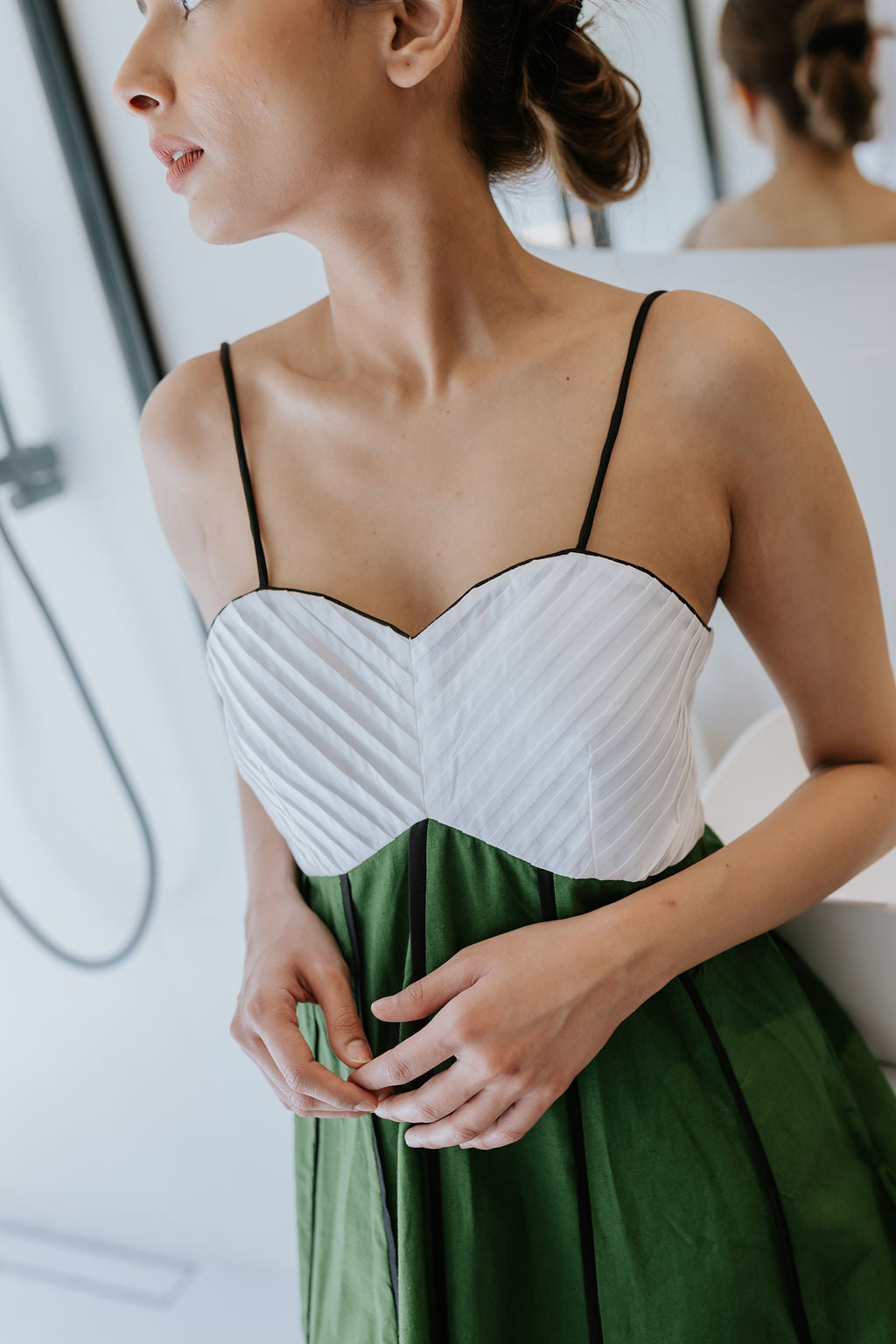 The Garden Pintuck Dress