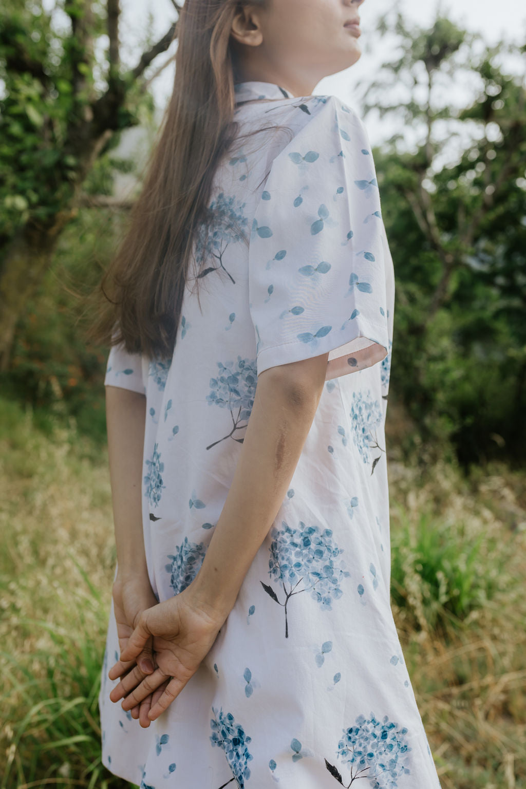 Hydrangea Field Dress