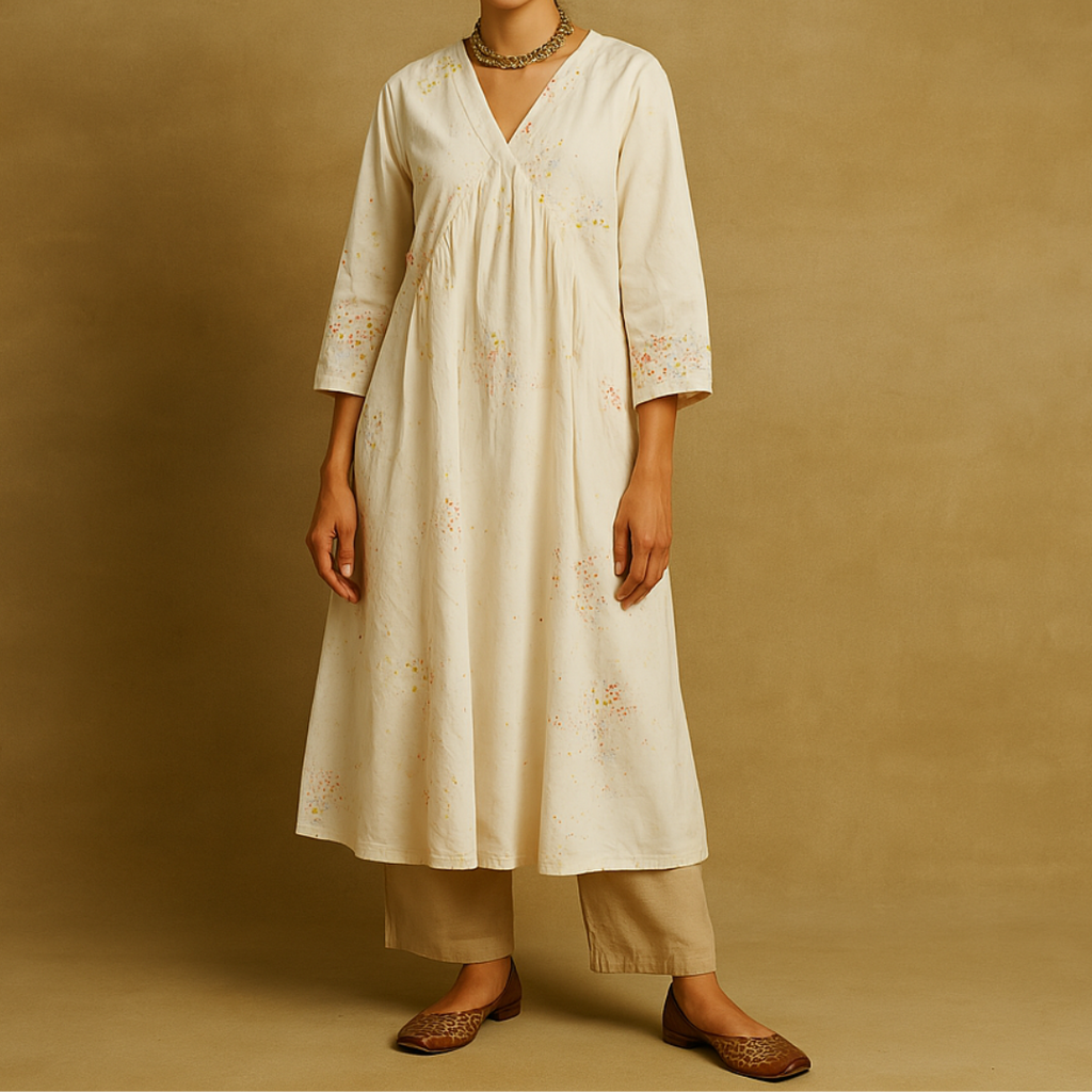 Genda Gulab Hand-Dyed Summer Dress