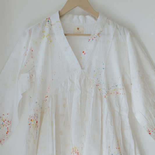 Genda Gulab Hand-Dyed Summer Dress