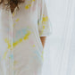 Funky Fusion Tie-Dye Oversized Shirt Dress