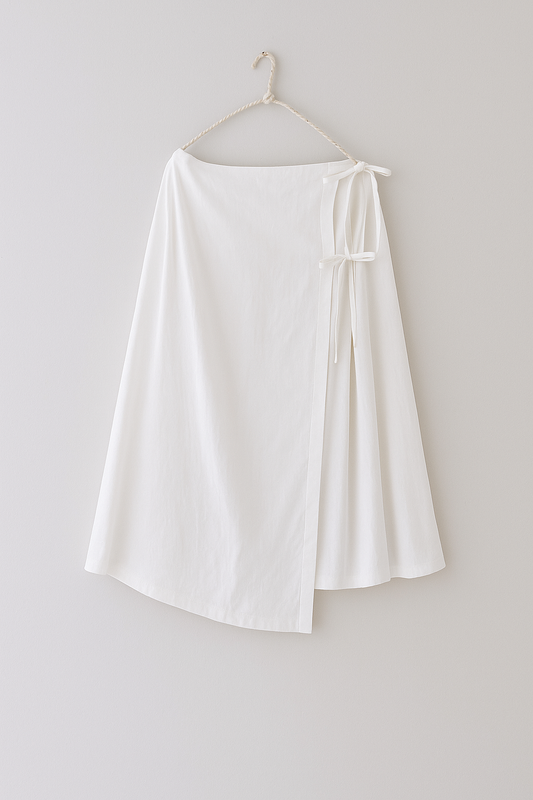 Cloudline Pleated Wrap Skirt