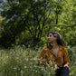 Hand-Embroidered Linen Shirt (Women)