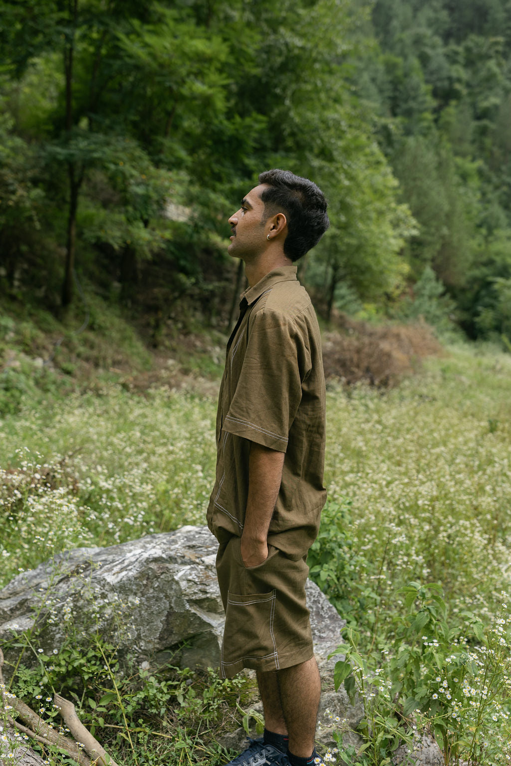 Threaded Brown Coord Set (Men)