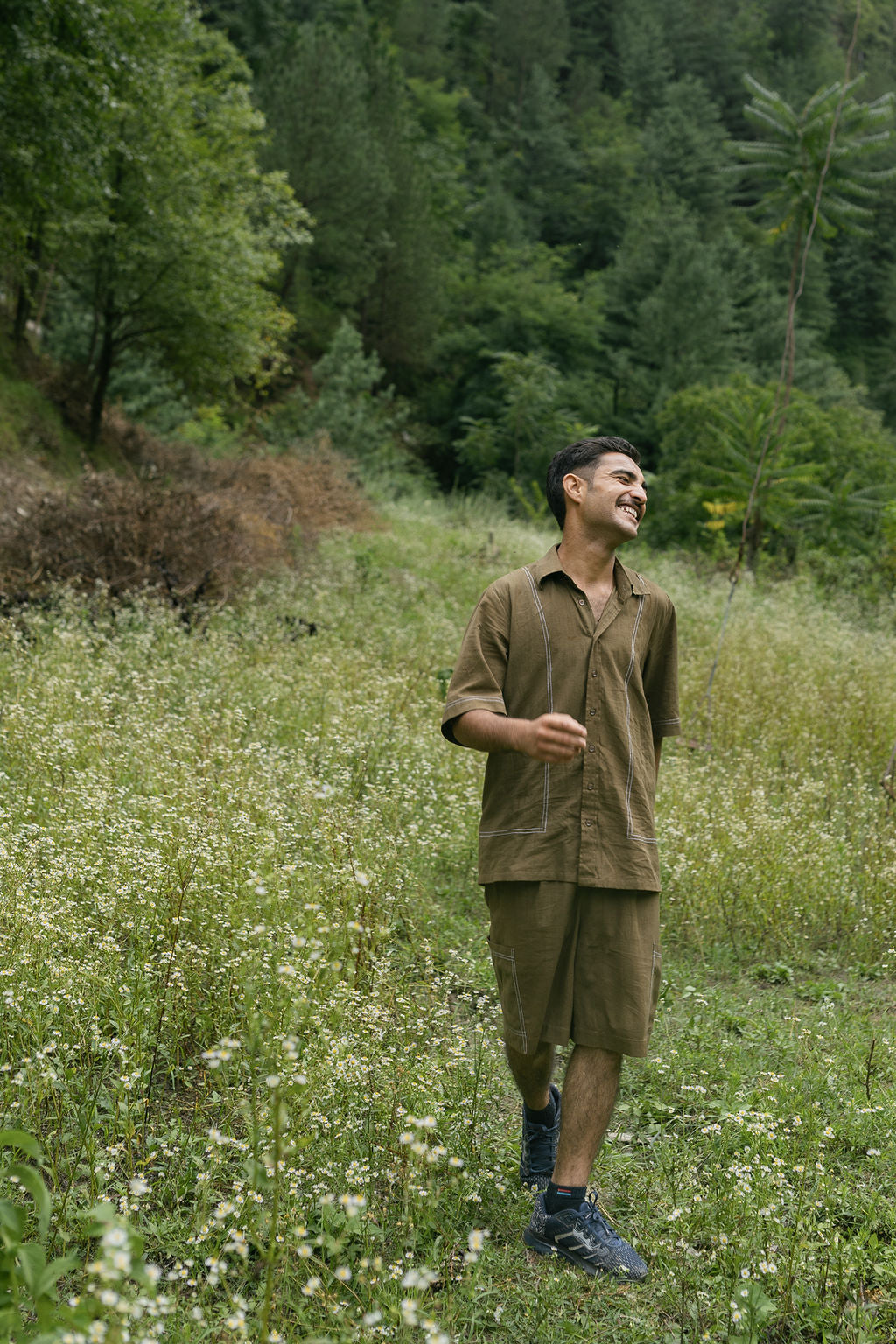 Threaded Brown Coord Set (Men)