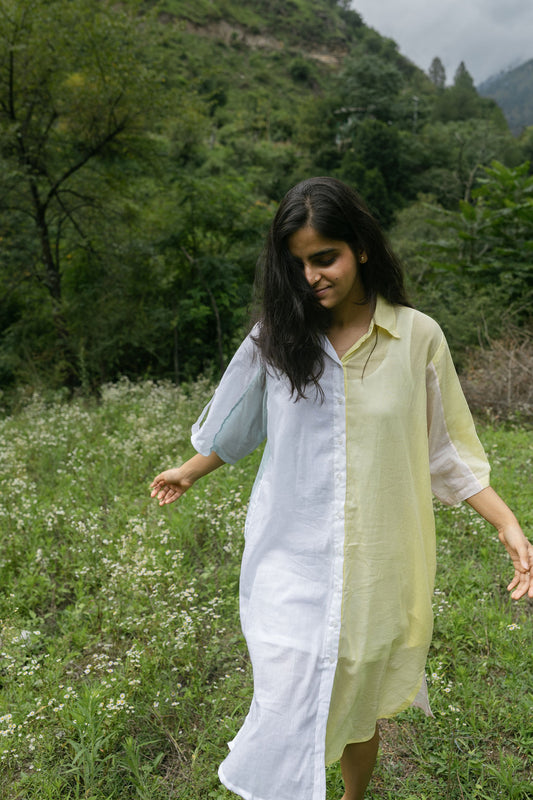 Multicolour Patch Long Shirt