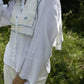 Hydrangea Panel Cotton Shirt