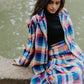 Joy Pleated Check Cord Set