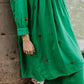 Crimson Stitched Green Cord