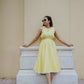 Lemon Cutout Dress