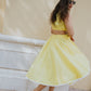 Lemon Cutout Dress