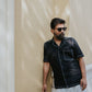 Laid-Black Linen Shirt (Men)