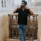 Laid-Black Linen Shirt (Men)