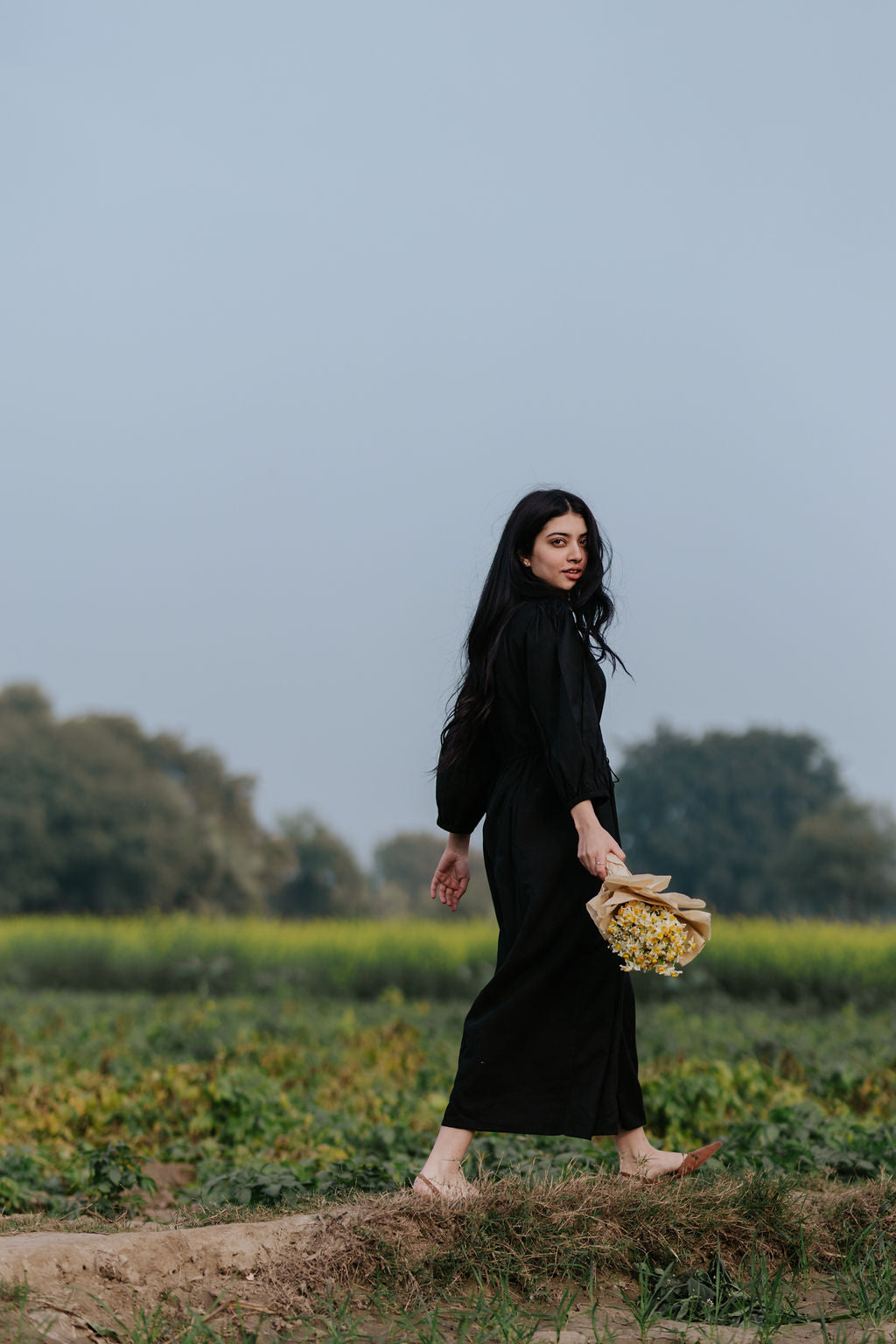 Black Rose Dress