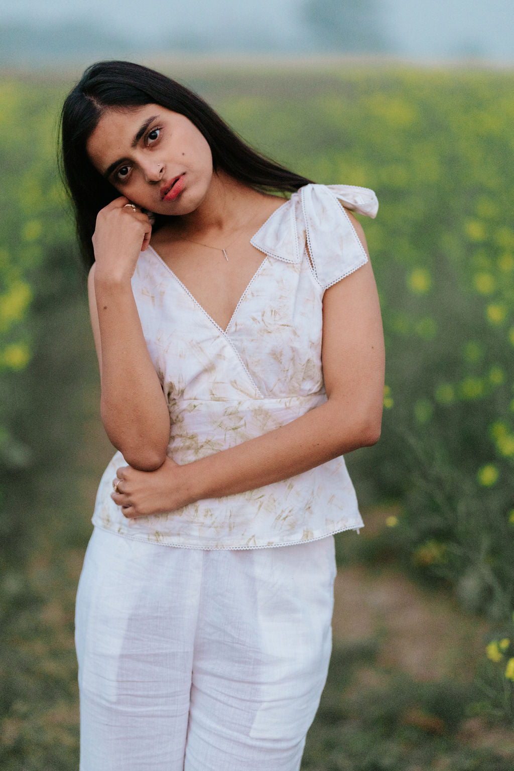 Leafy Knot top