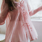Soft Peony Frill Pintuck Top