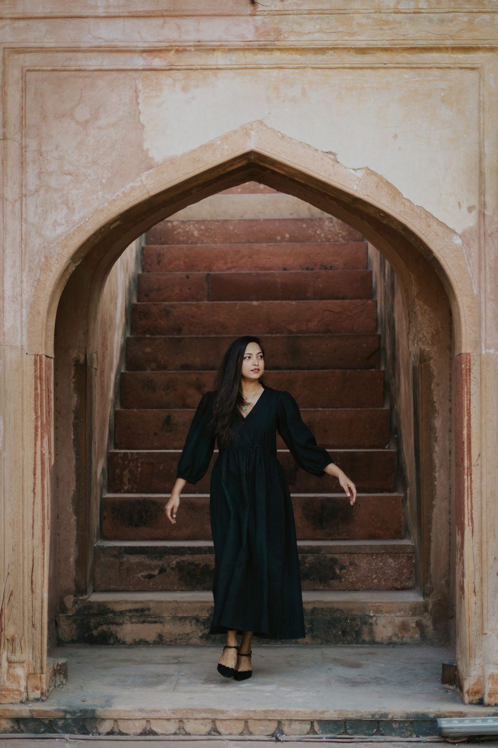 Black Rose Dress