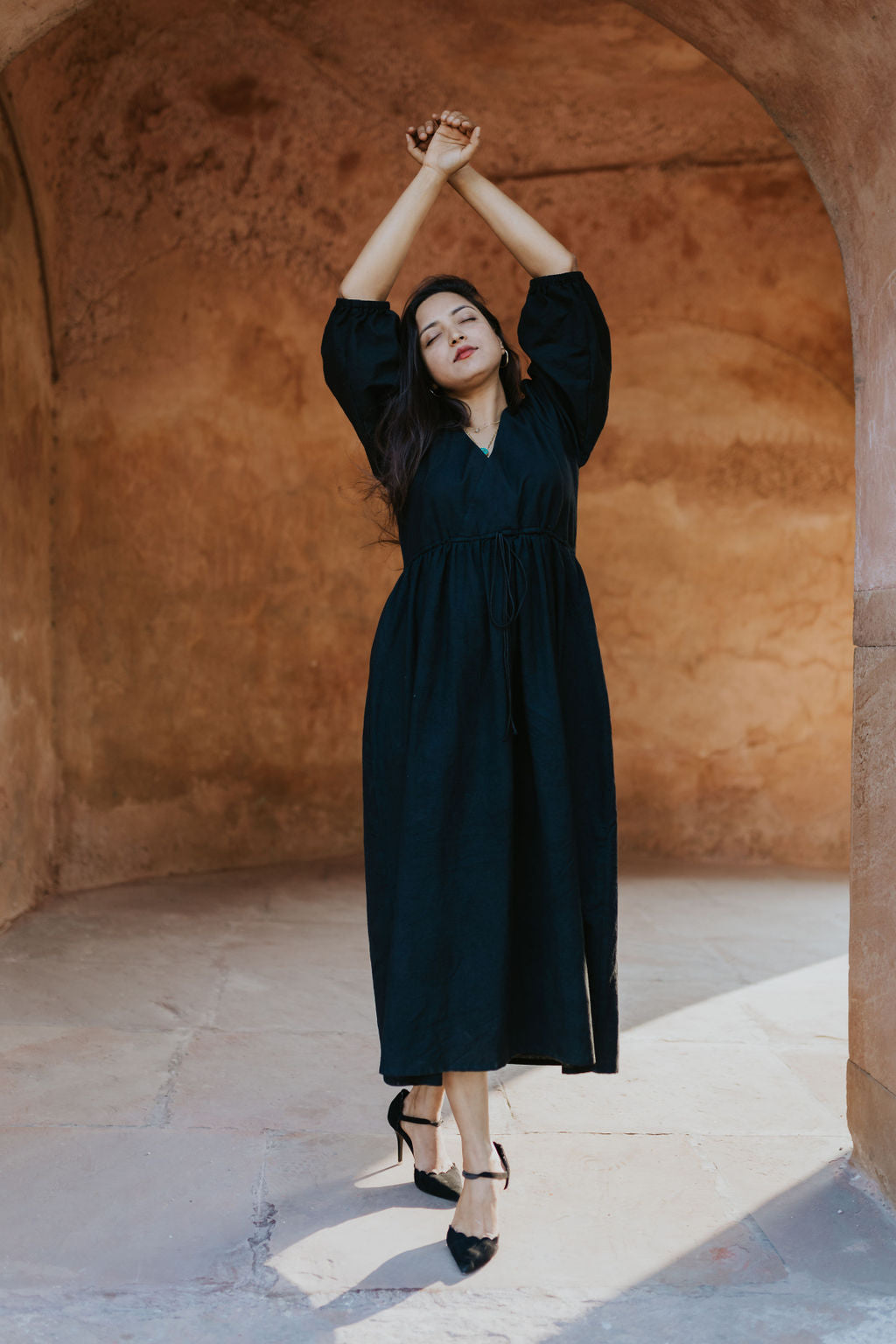 Black Rose Dress