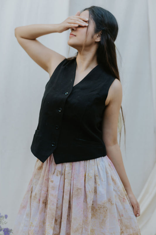 Classic Black Waistcoat