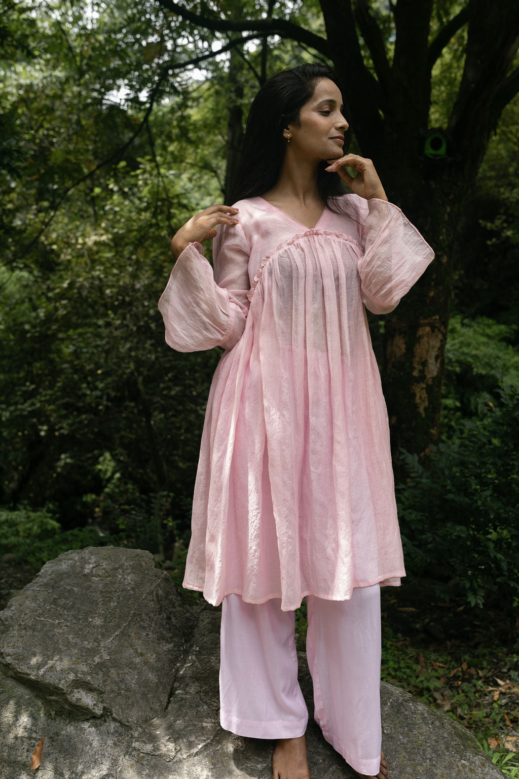 Blush Pink Kurta & Pant Set