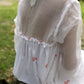 Pink Hydrangea Scallop Kurta Dress