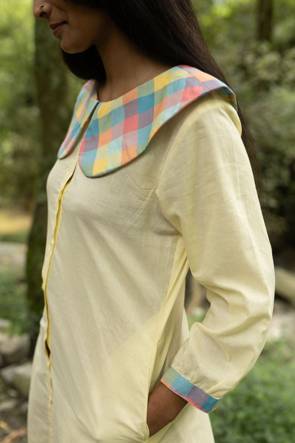 Statement Collar Dress