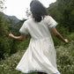 Blue Hydrangea Cotton Dress