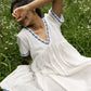 Blue Hydrangea Cotton Dress