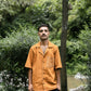Hand-Embroidered Linen Shirt (Men)