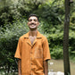 Hand-Embroidered Linen Shirt (Men)