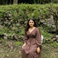 Cocoa Linen Kurta & Pant Set
