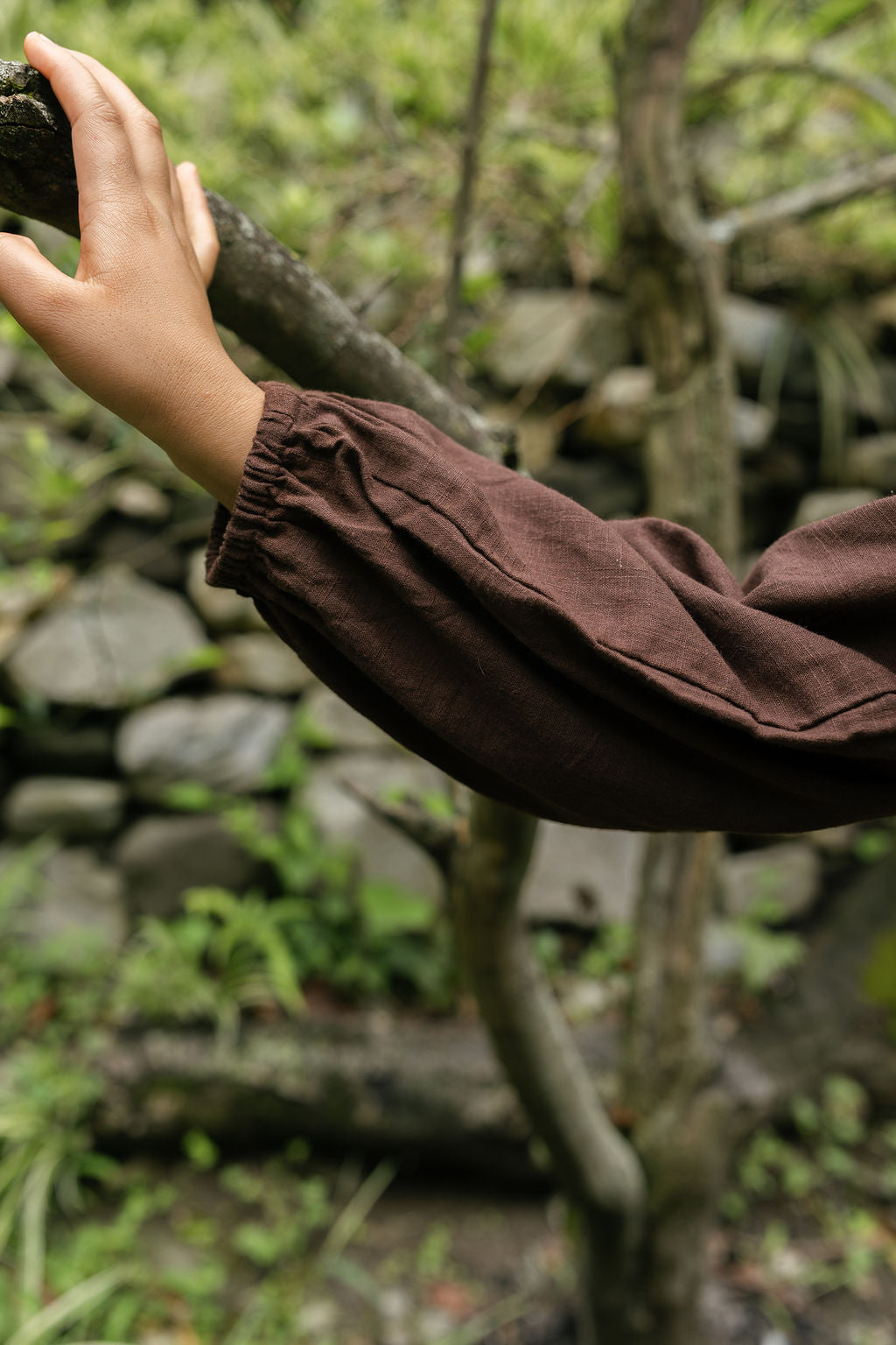 Cocoa Linen Kurta & Pant Set