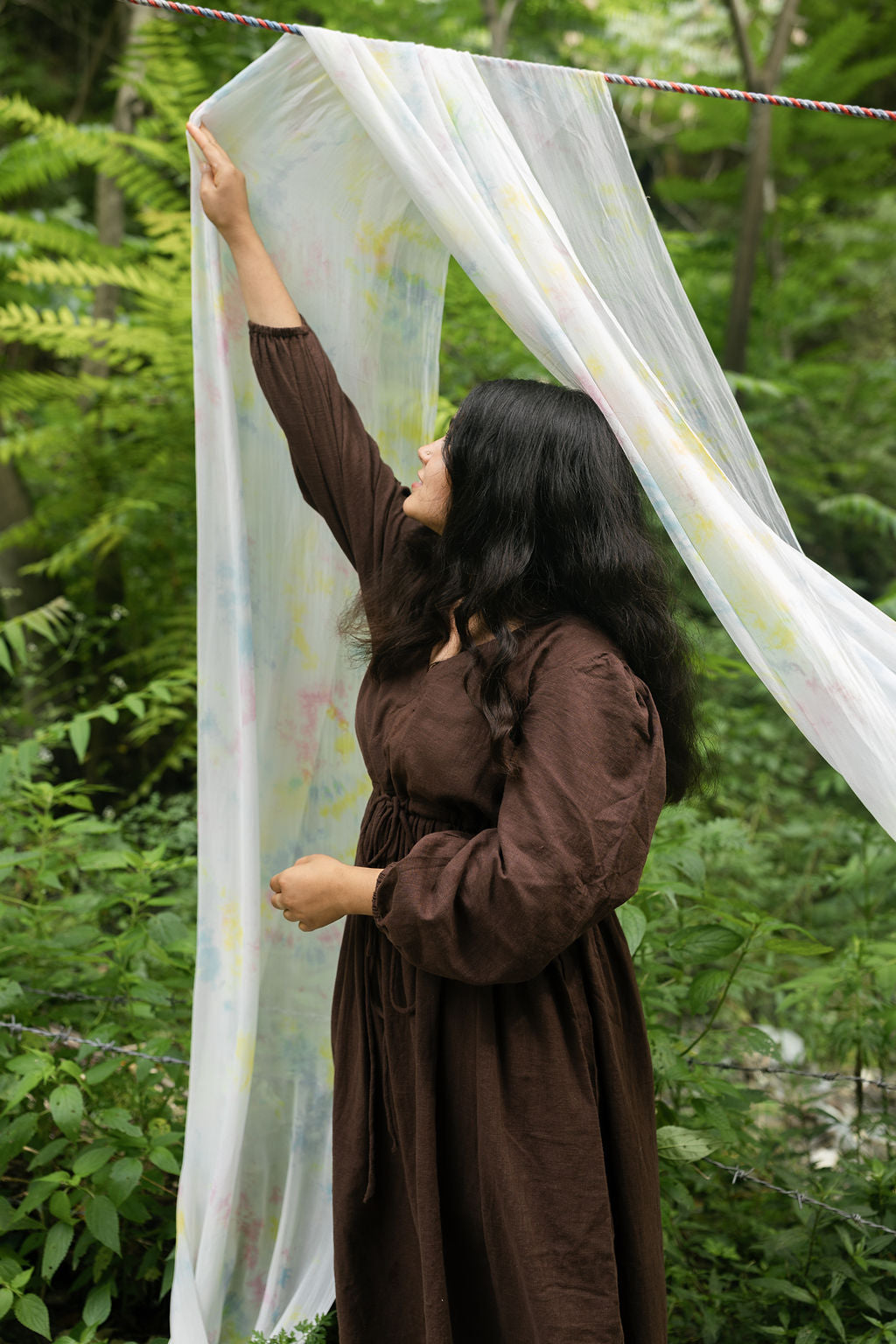 Cocoa Linen Kurta & Pant Set