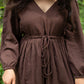 Cocoa Linen Kurta & Pant Set