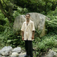 Beige Linen Rose Shirt (Men)