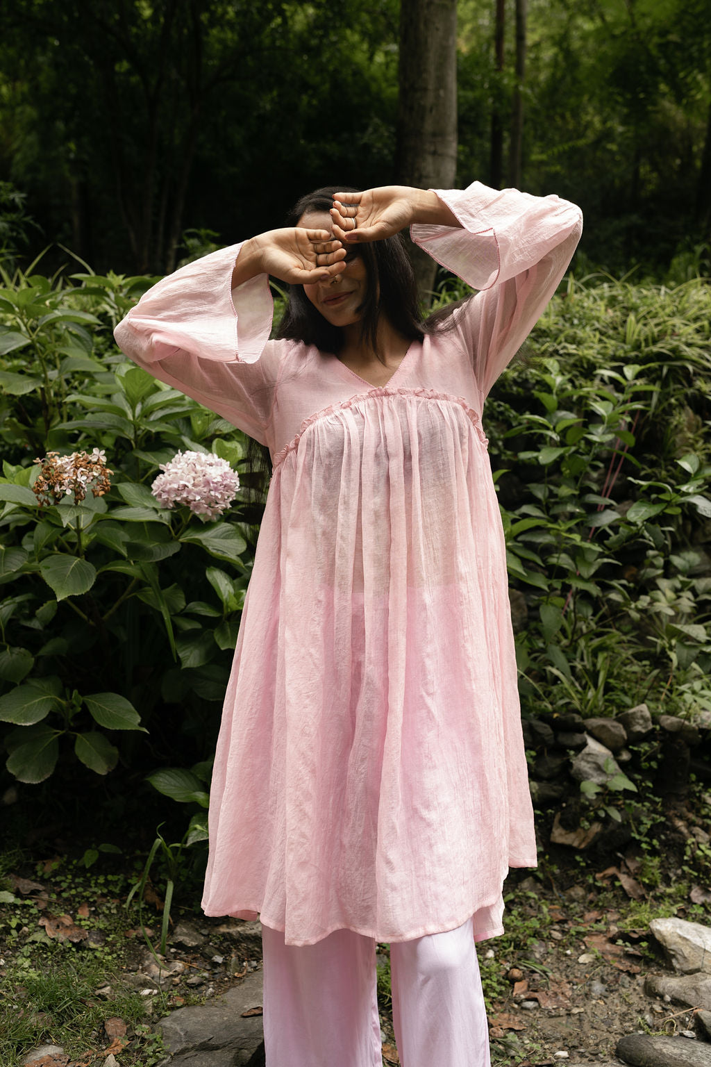 Blush Pink Kurta & Pant Set