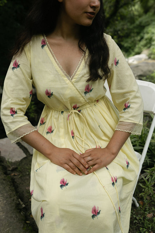 Bougainvillea Bliss Kurta & Pant Set