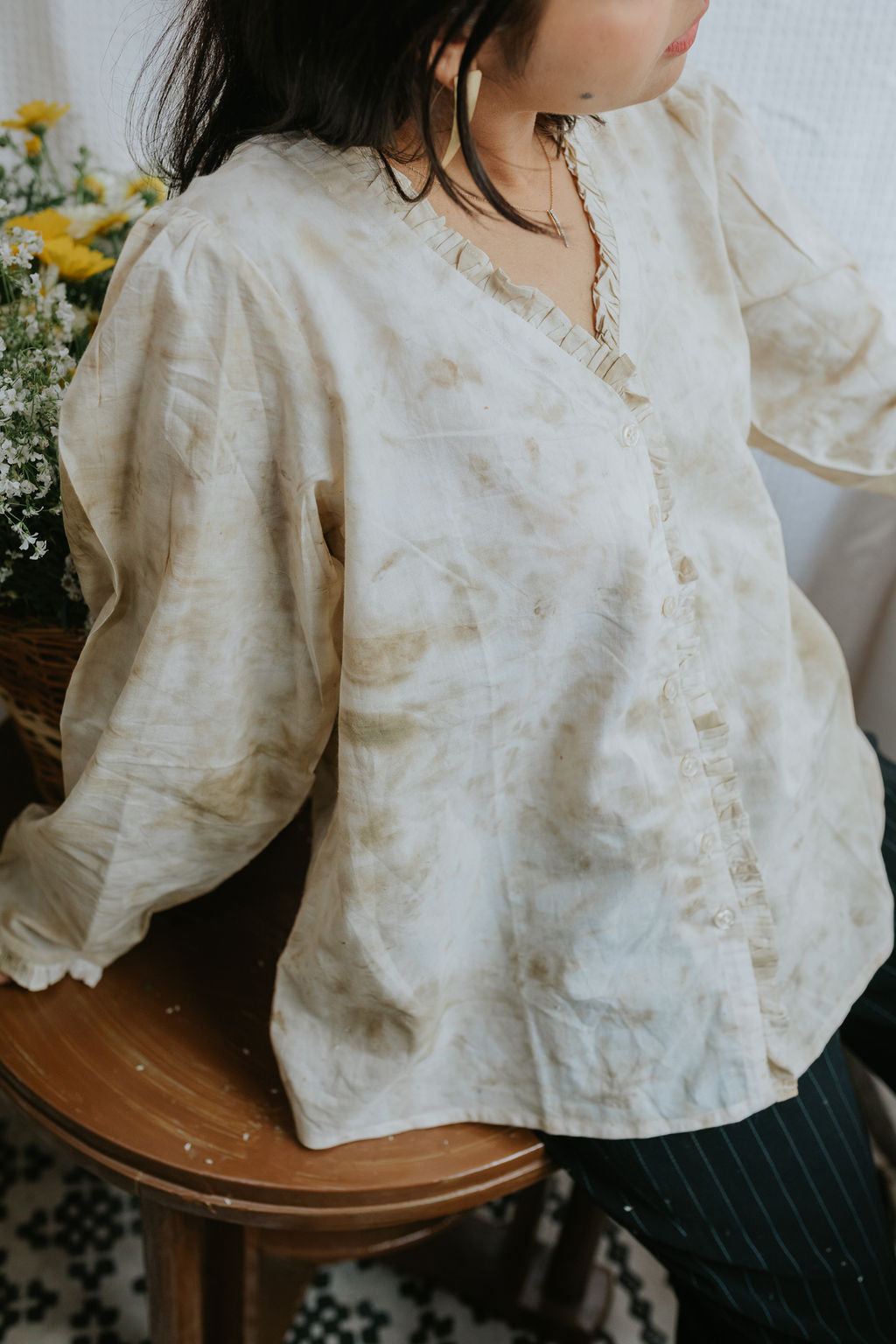 Petals Steamed Shirt