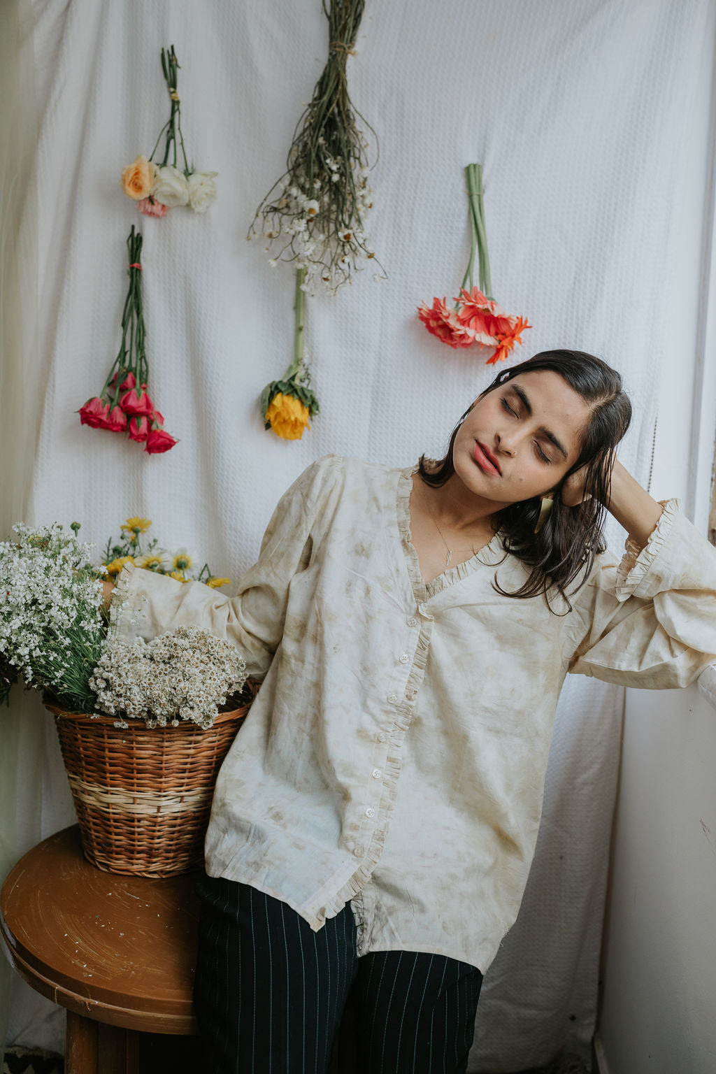 Petals Steamed Shirt