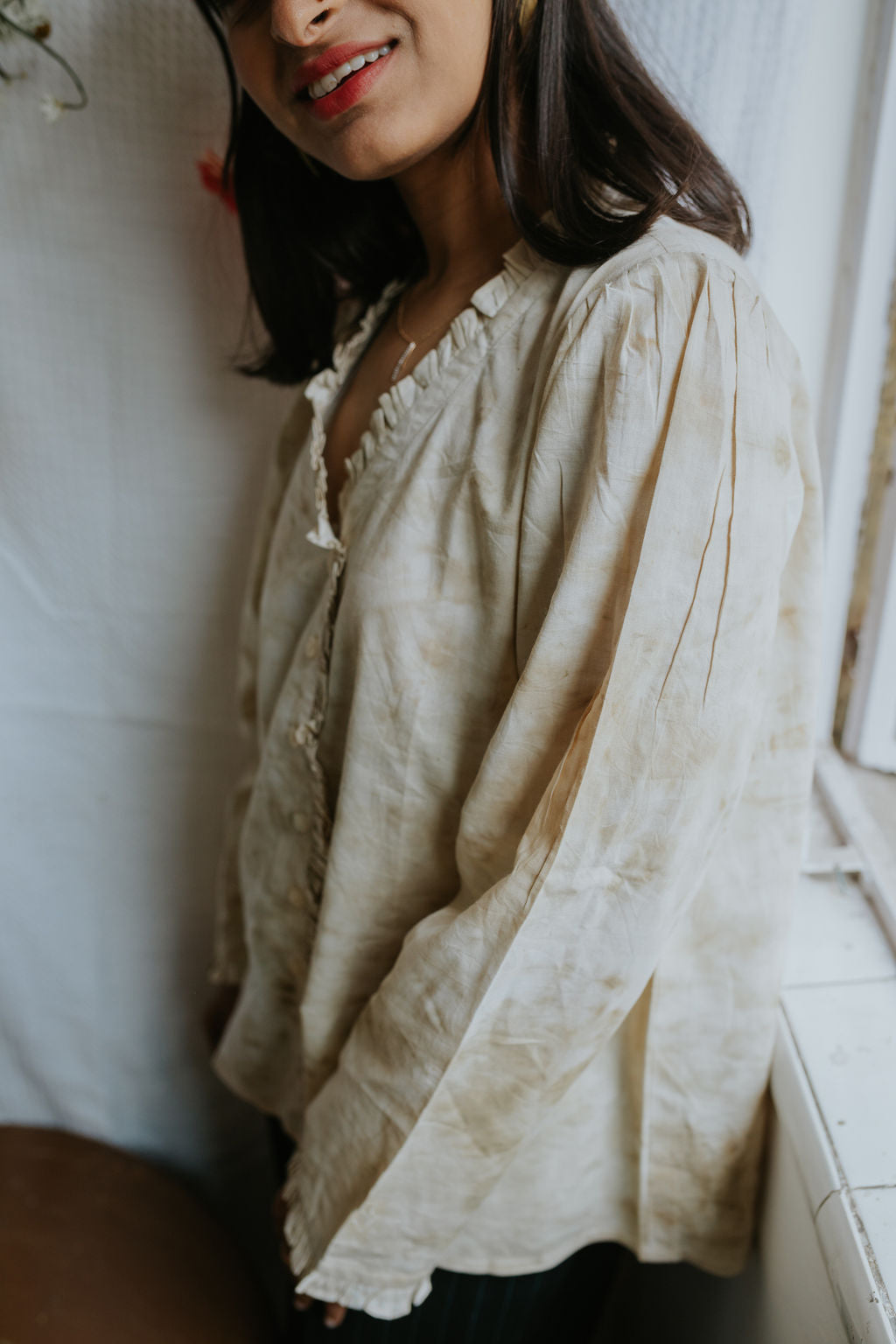 Petals Steamed Shirt