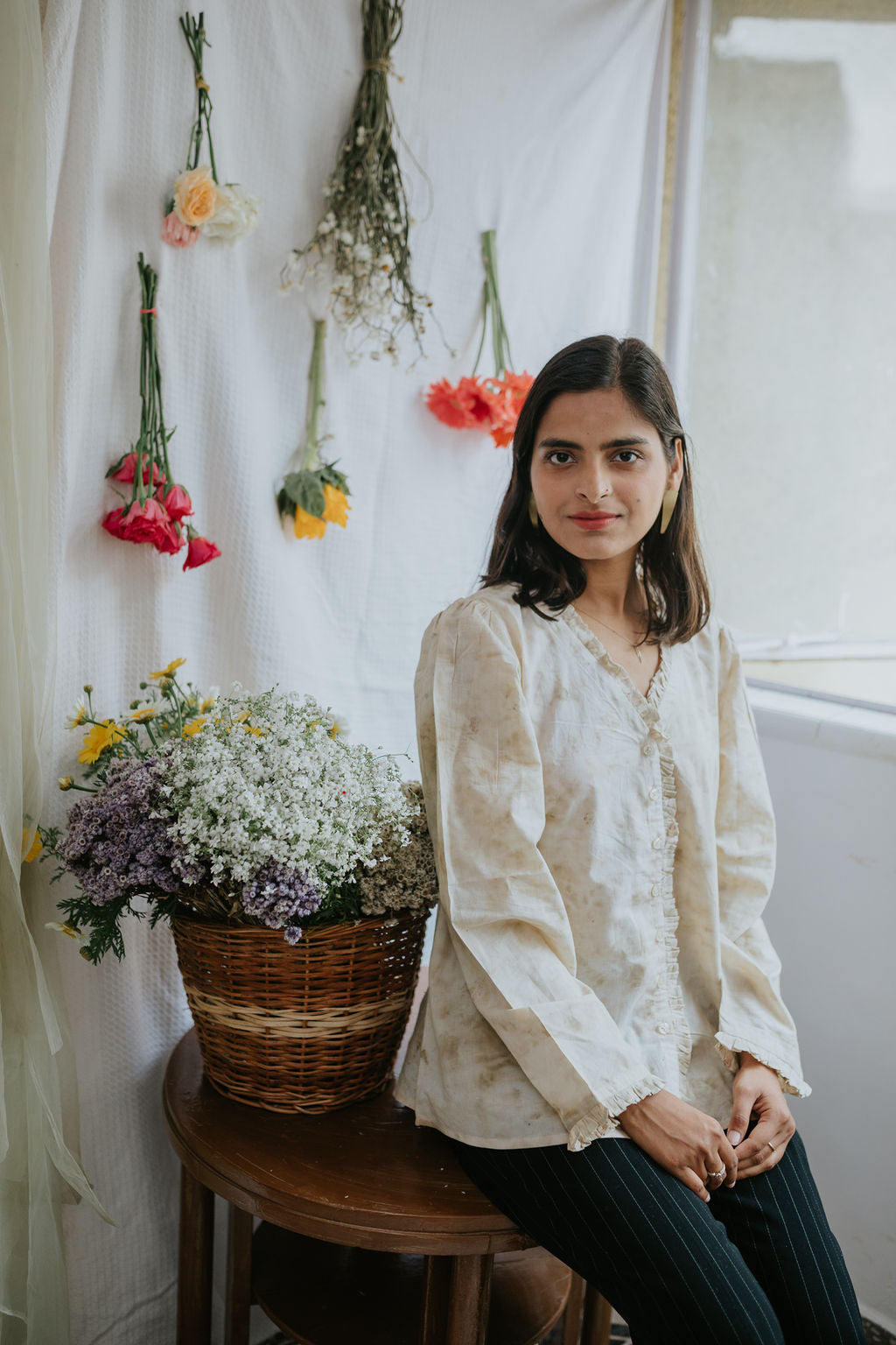 Petals Steamed Shirt