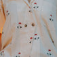 Beige Linen Rose Shirt (Women)
