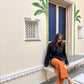 Contrast Kurta and Pant Set