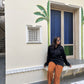 Contrast Kurta and Pant Set