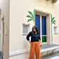 Contrast Kurta and Pant Set