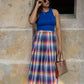 Joy Pleated Check Skirt