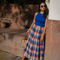 Joy Pleated Check Skirt
