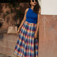 Joy Pleated Check Skirt